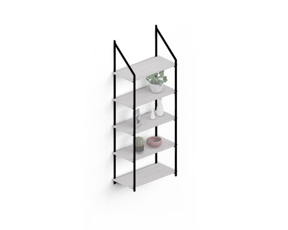 Garage Shelving With Organized Containers