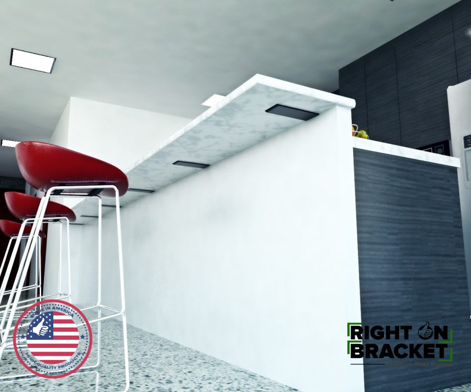 Flat Countertop Support Bracket