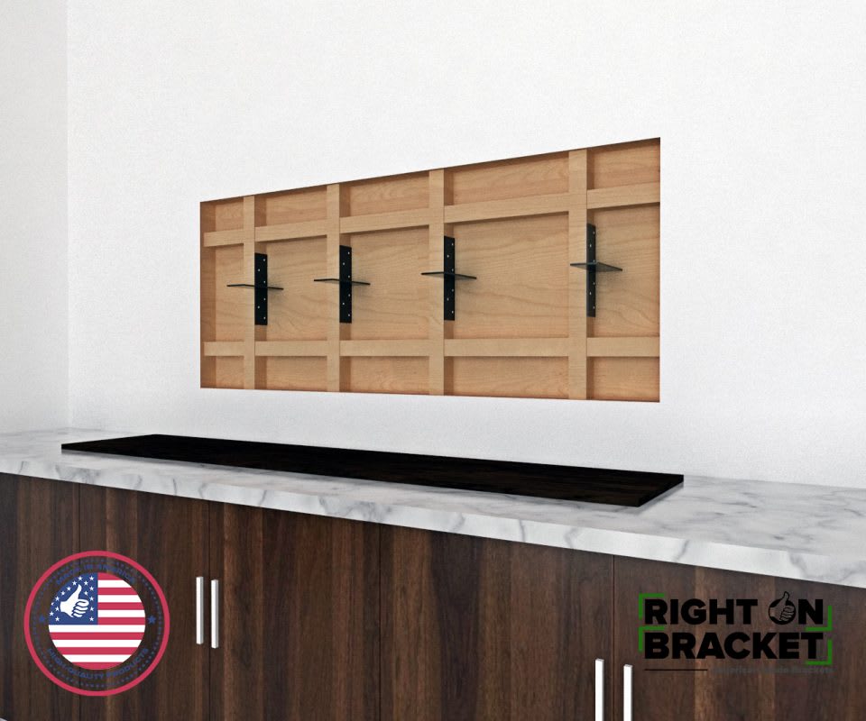 Heavy Duty Floating Shelf Bracket