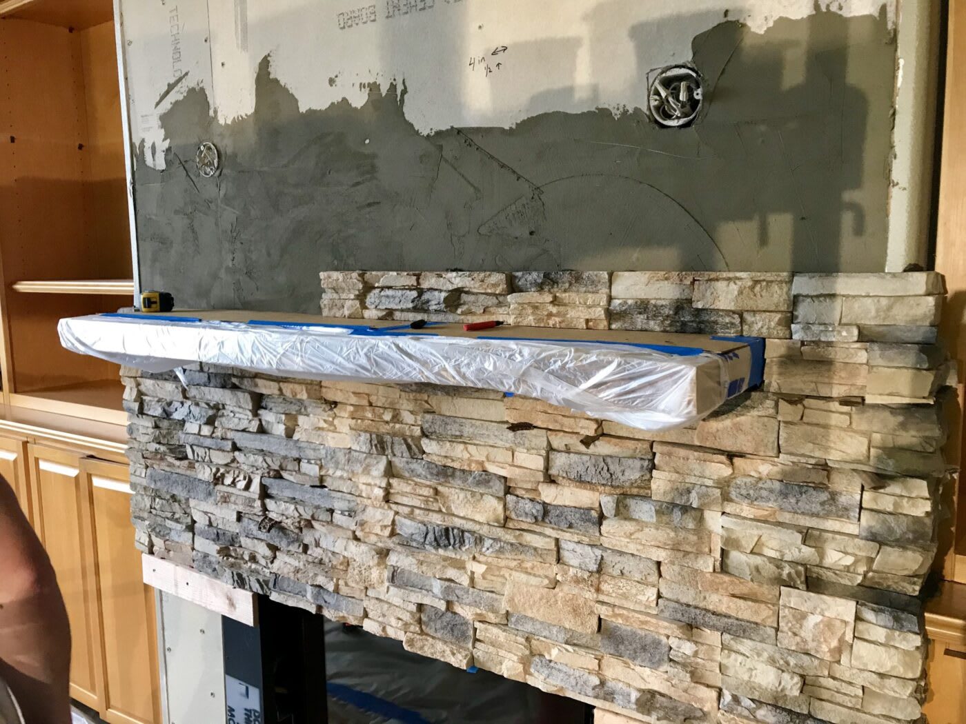 Floating Mantel Bracket