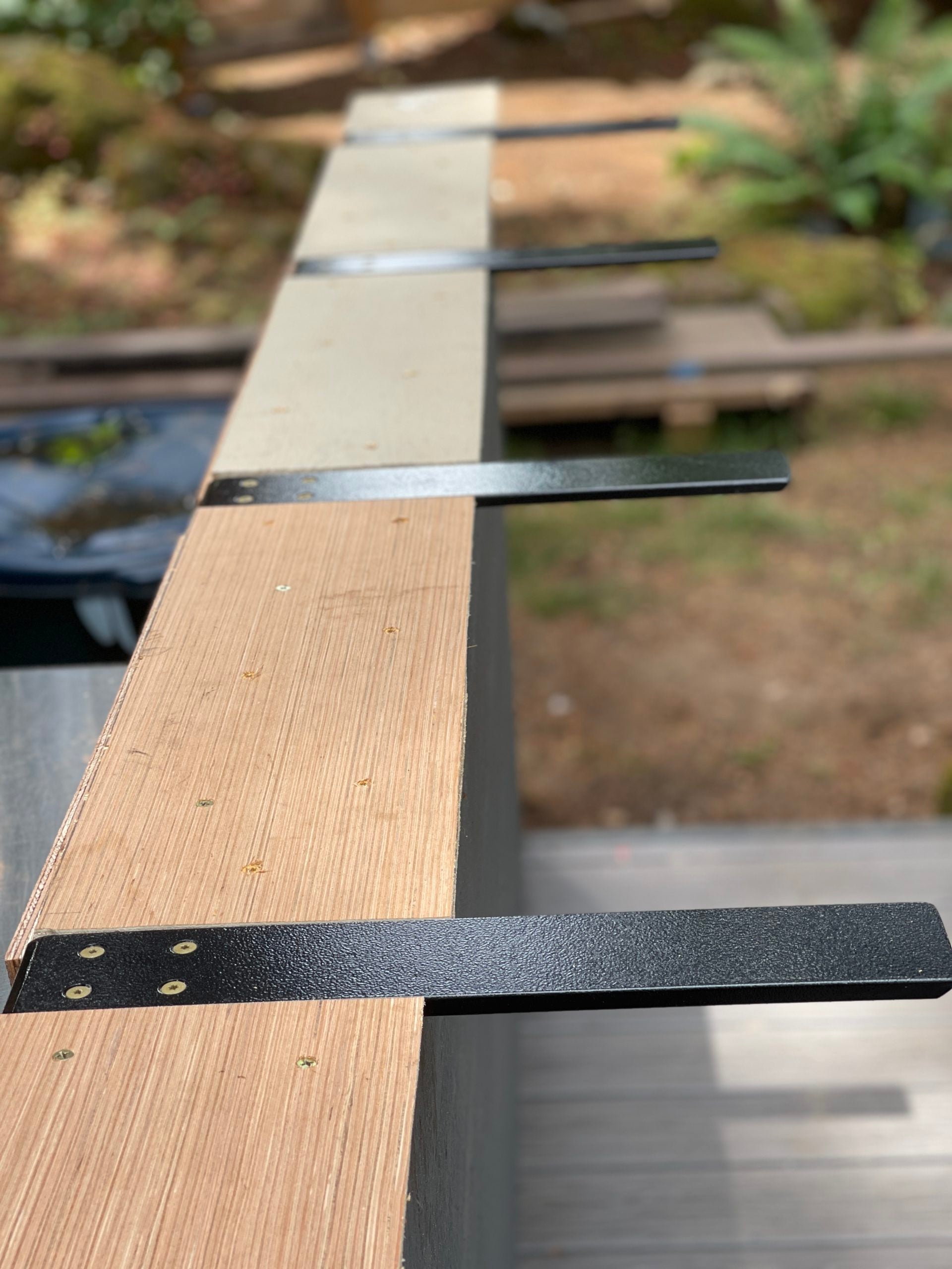 Heavy Duty Countertop Overhang Support Bracket