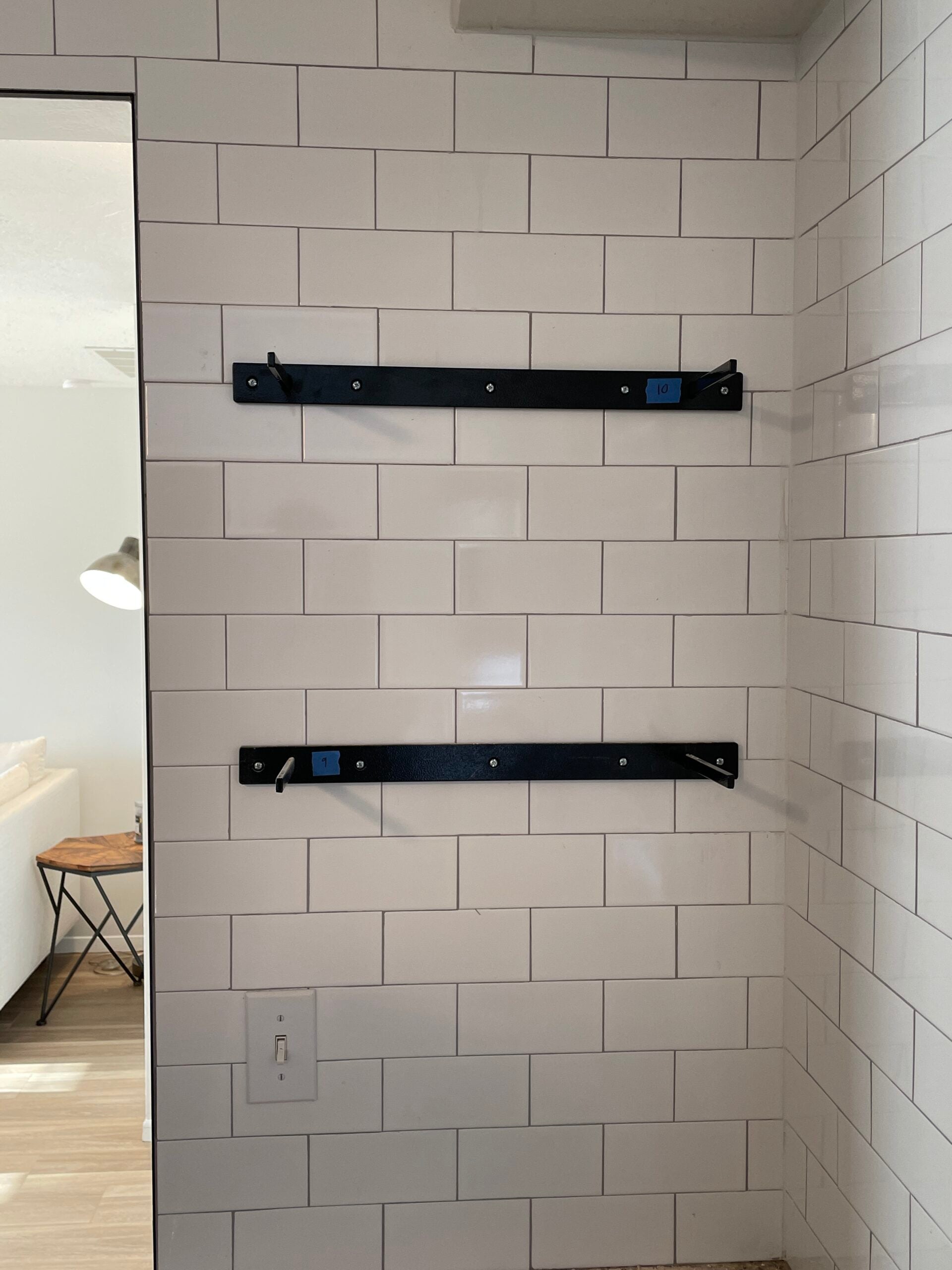 Floating Shelf Brackets On Tile