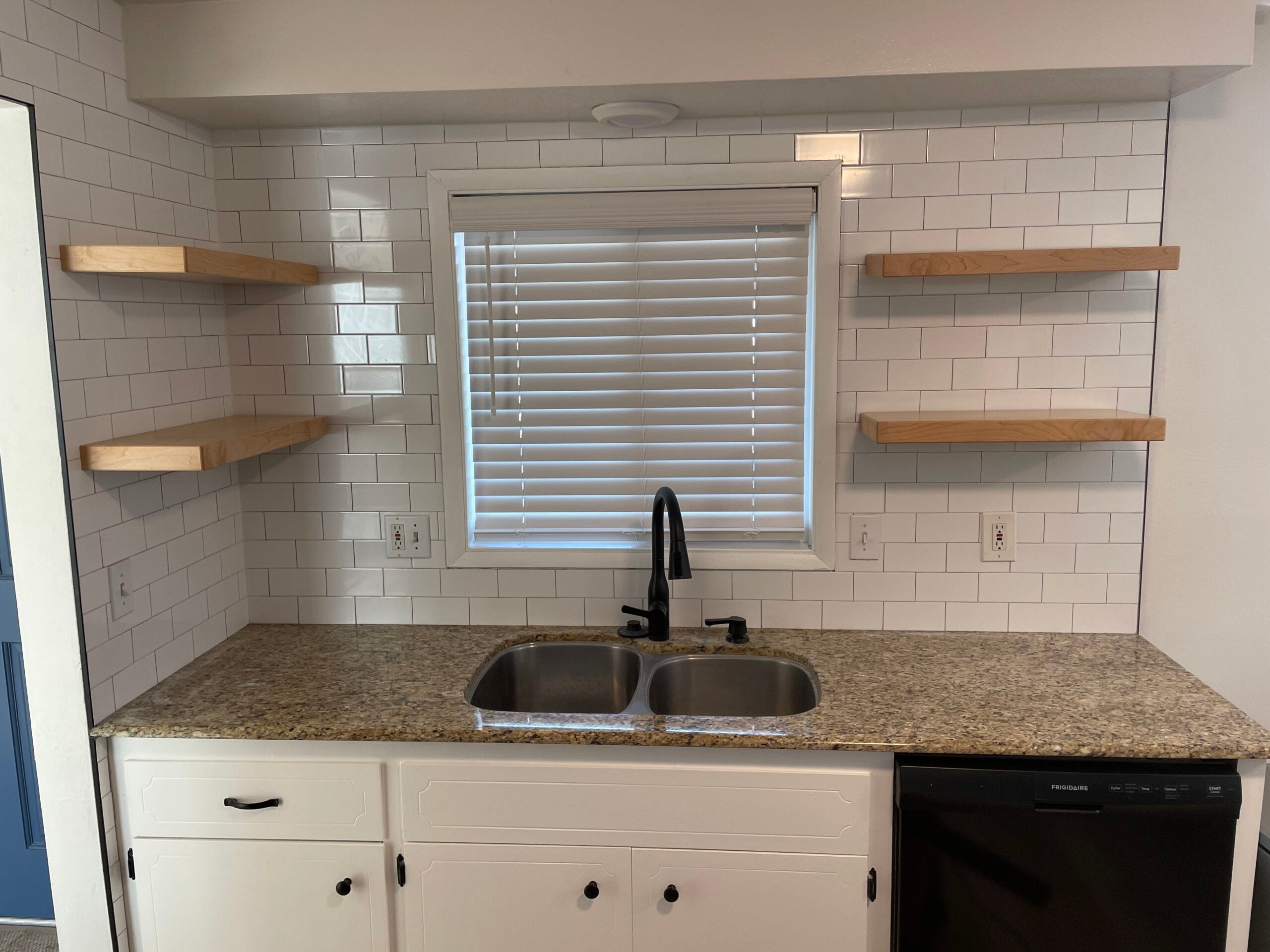 Floating Kitchen Shelves