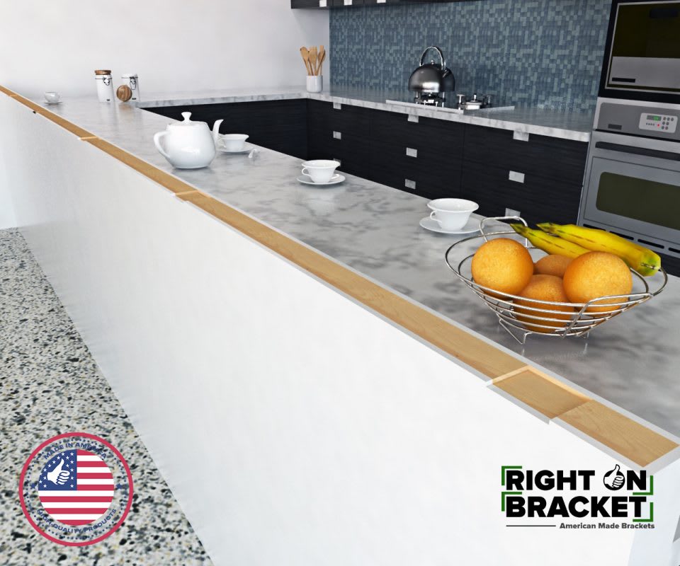 Flat Countertop Support Bracket