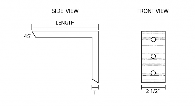 Heavy Duty L Bracket