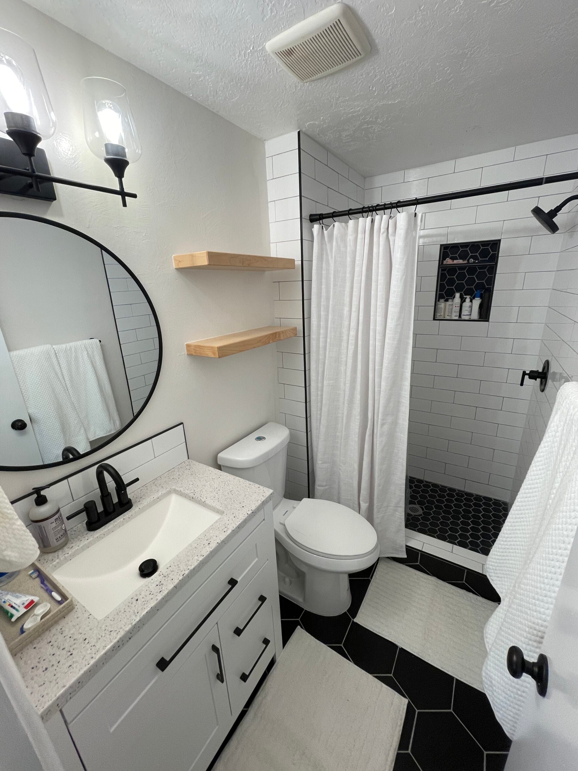 Bathroom Floating Shelves