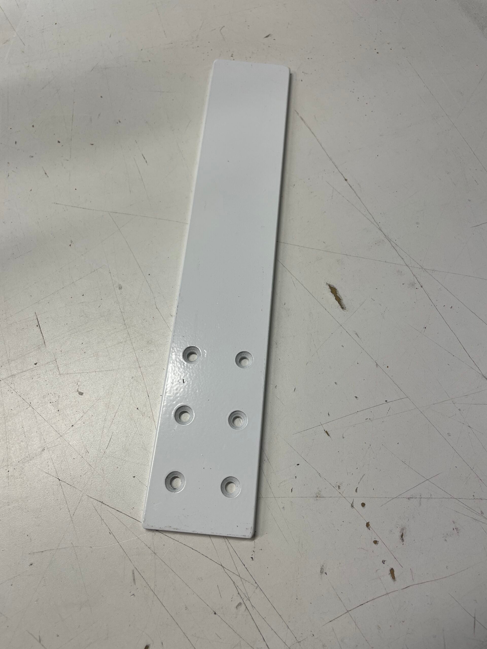 White Countertop Support Bracket