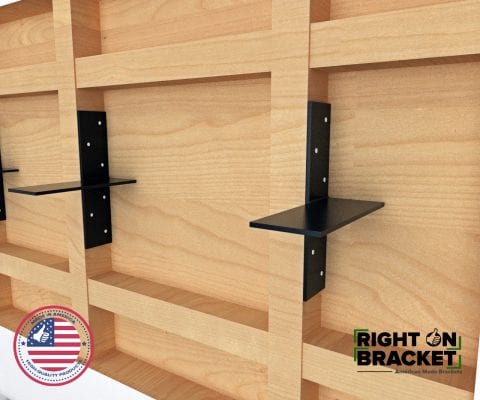 hidden floating shelf brackets