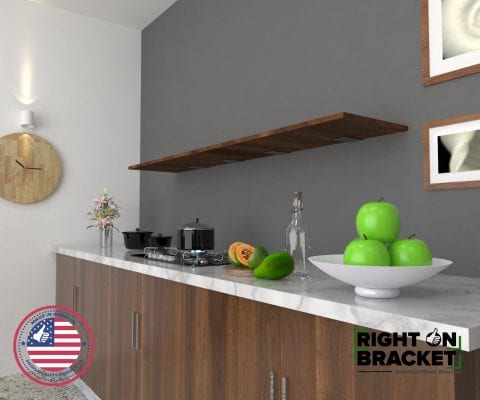 hidden floating shelf brackets