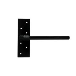 ORBETO Orbeto Heavy Duty Floating Shelf Brackets 1/4â€  Thick Metal Black - Holds 160+lb, Powder Coated, Co