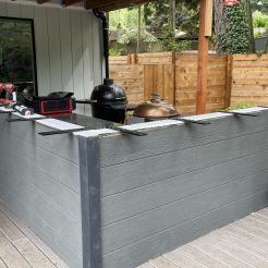Steel Countertop Overhang Support Bracket