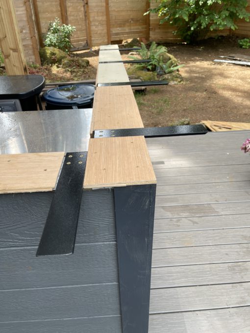 Strong Countertop Support Bracket