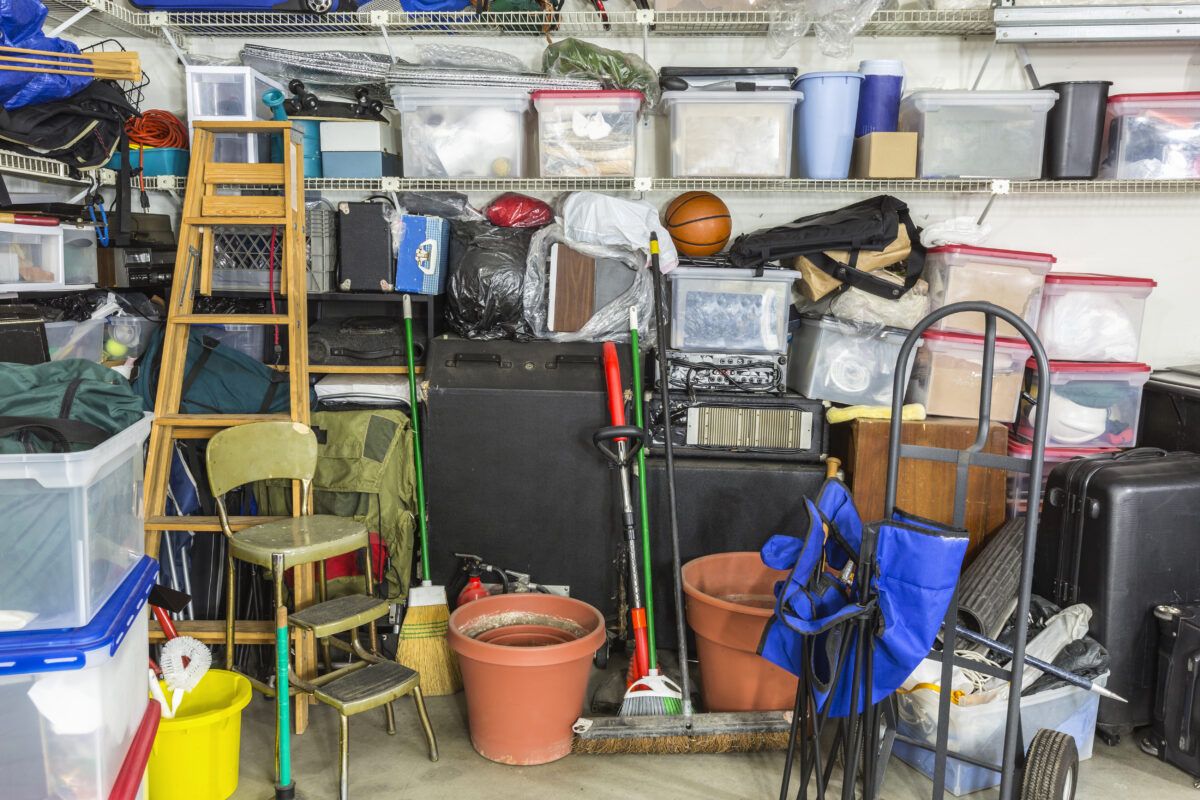 Unorganized and Messy Garage