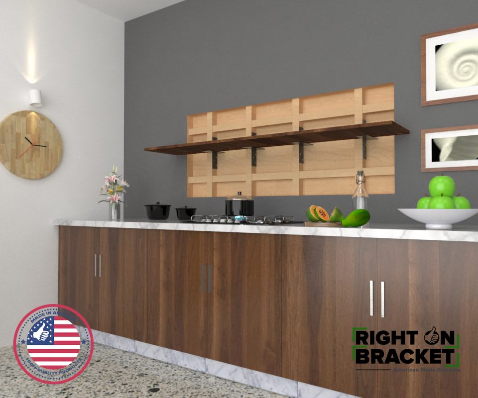 Heavy Duty Floating Shelf Bracket Installation