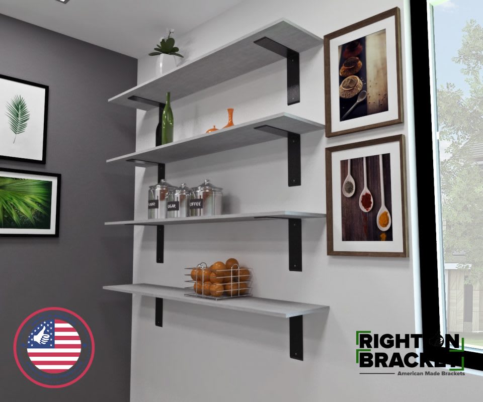 heavy duty shelf brackets