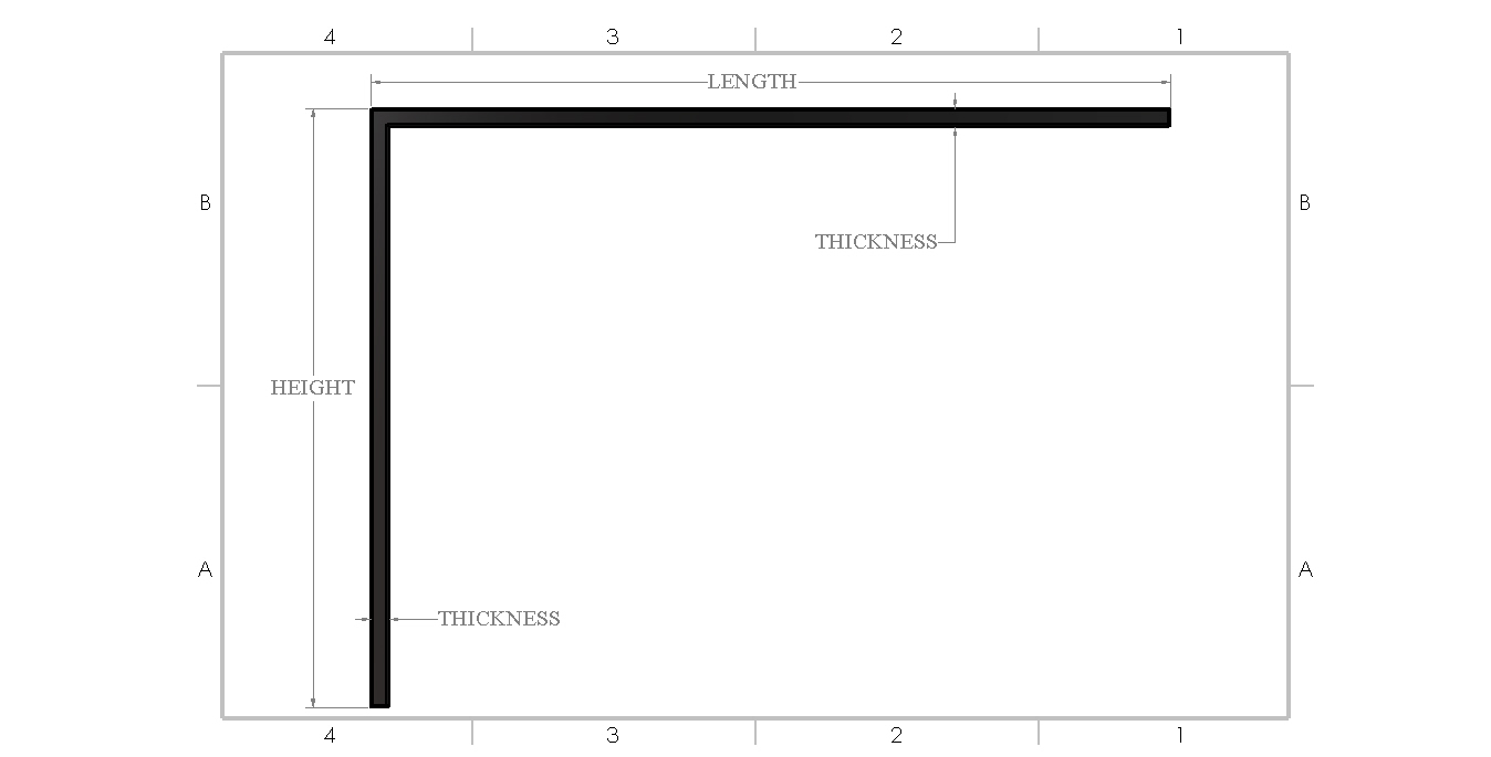 Right Angle Metal Shelf Bracket