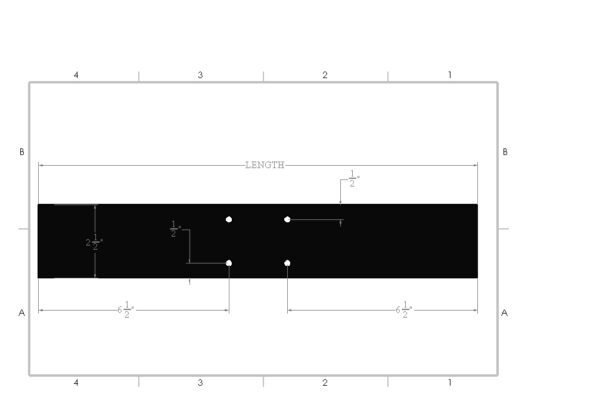 Center Mount Countertop Bracket