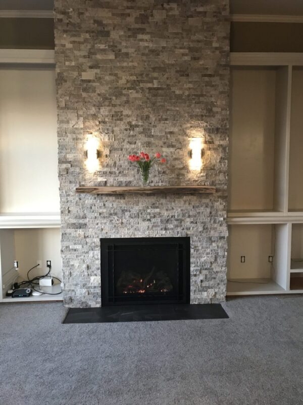 Fireplace Mantel Bracket Installation