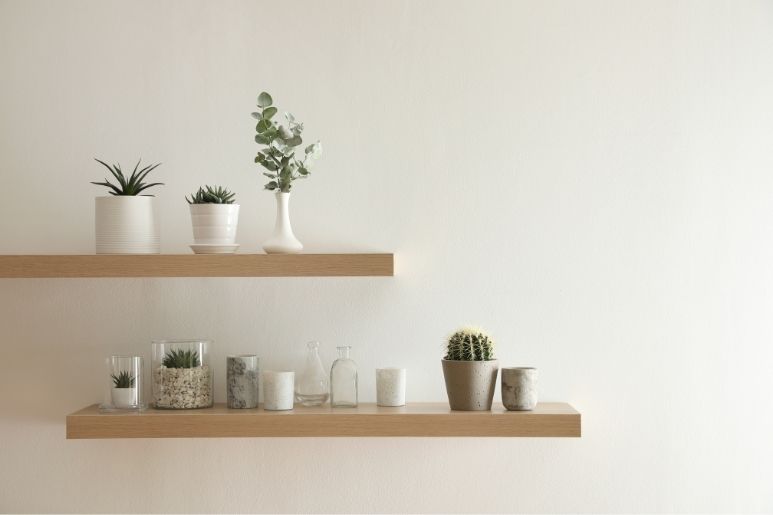 Tips for Determining Spacing for Wall Shelves