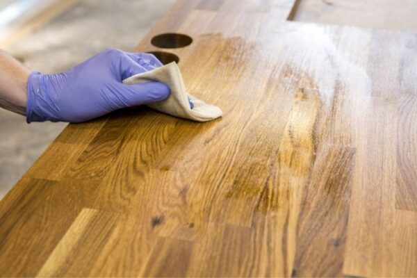 How To Mount a Butcher-Block Countertop With Overhang