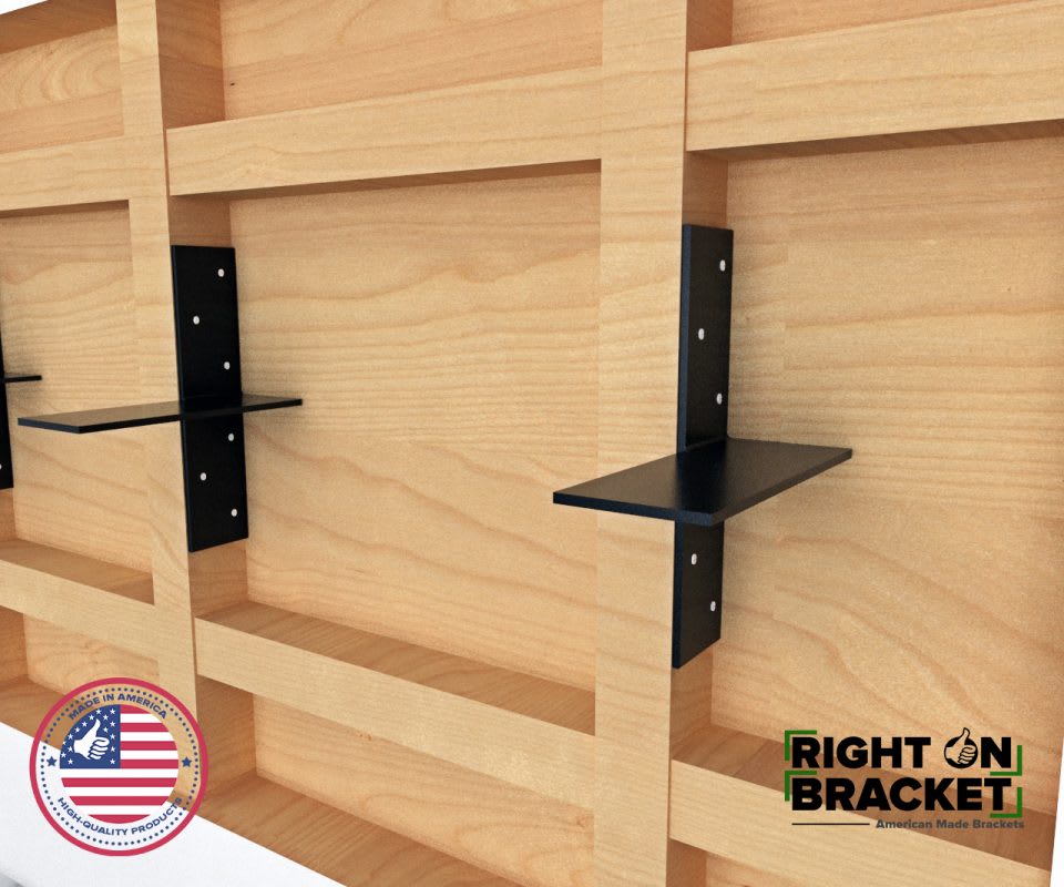 Heavy Duty Shelf Brackets, Can You Add Brackets To Floating Shelves