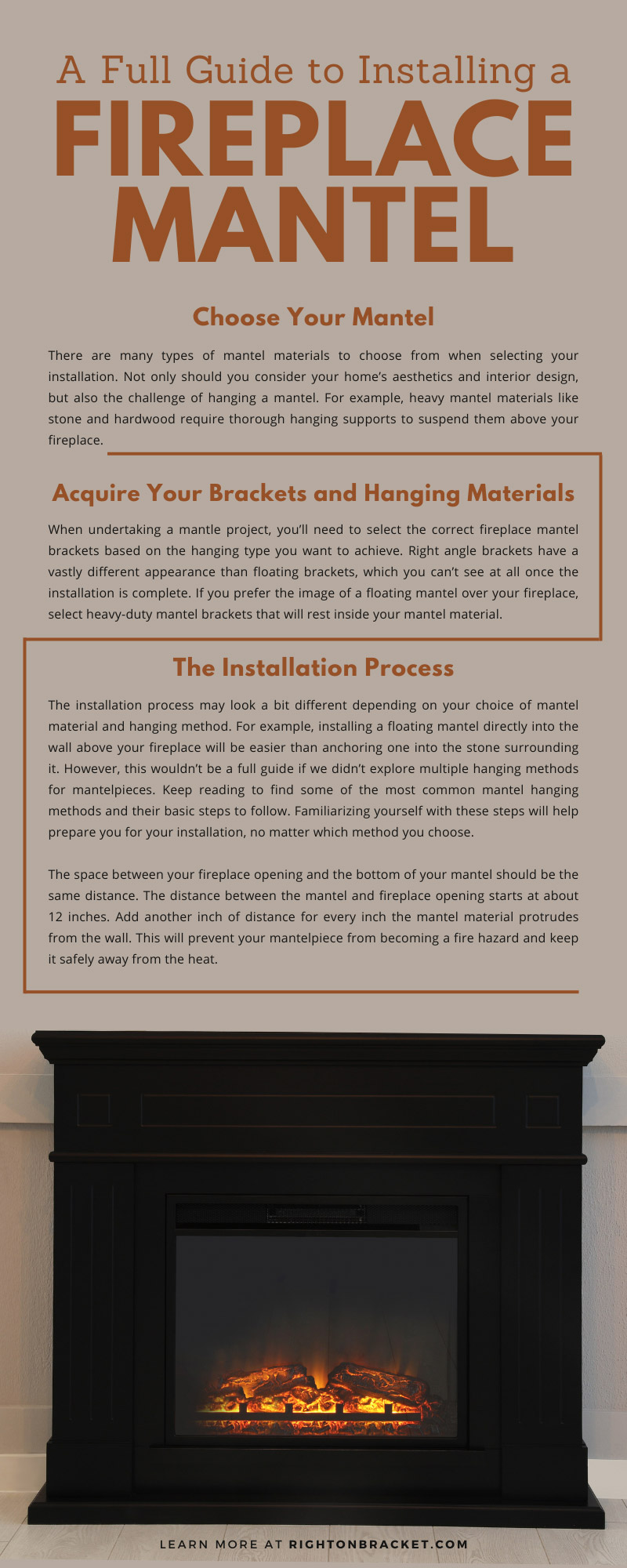 A Full Guide to Installing a Fireplace Mantel