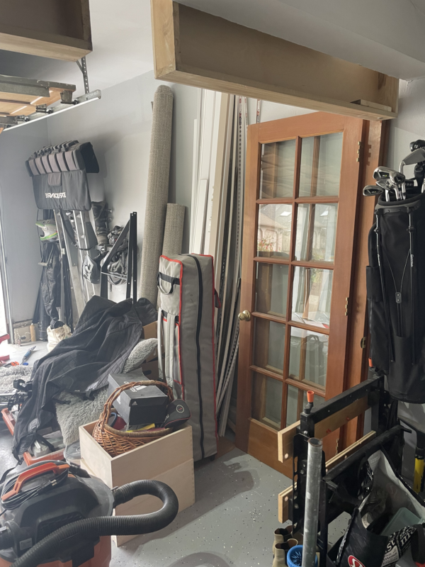 Converting Messy Garage to Organized