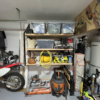 Organized Garage Shelving System