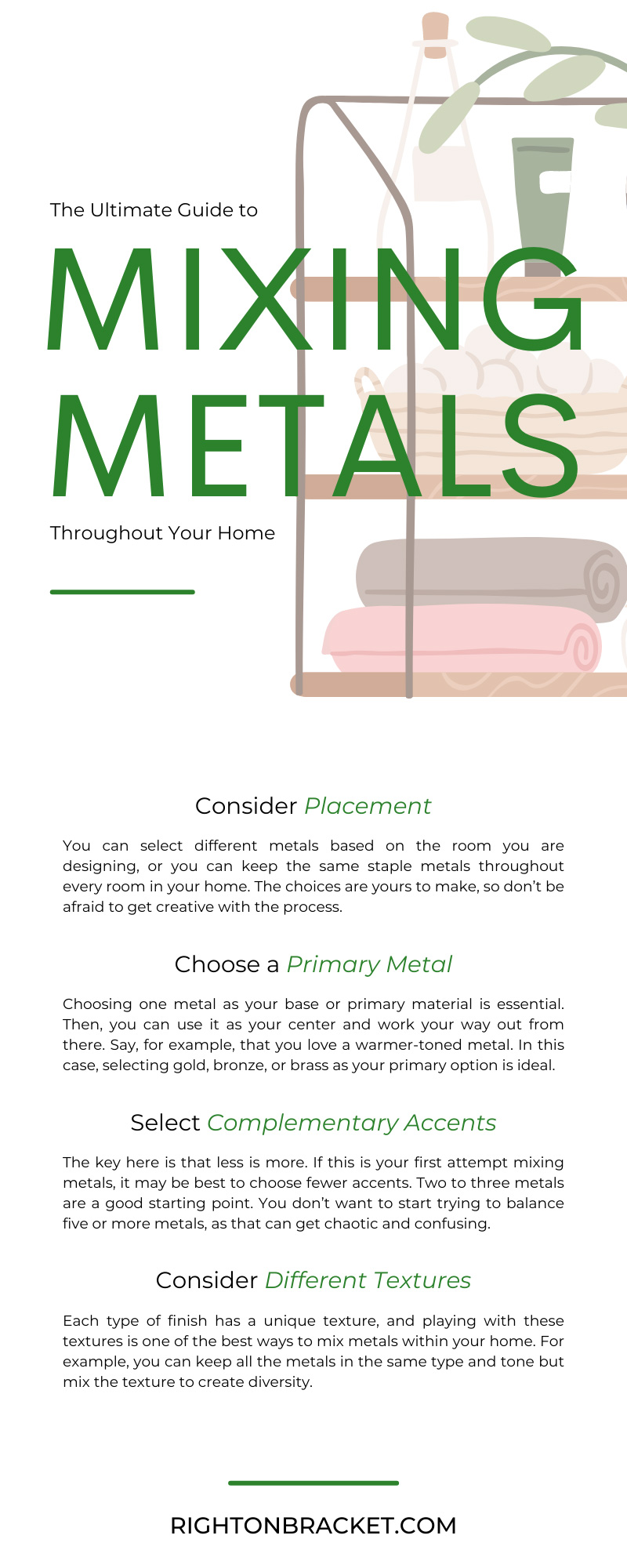 The Ultimate Guide to Mixing Metals Throughout Your Home
