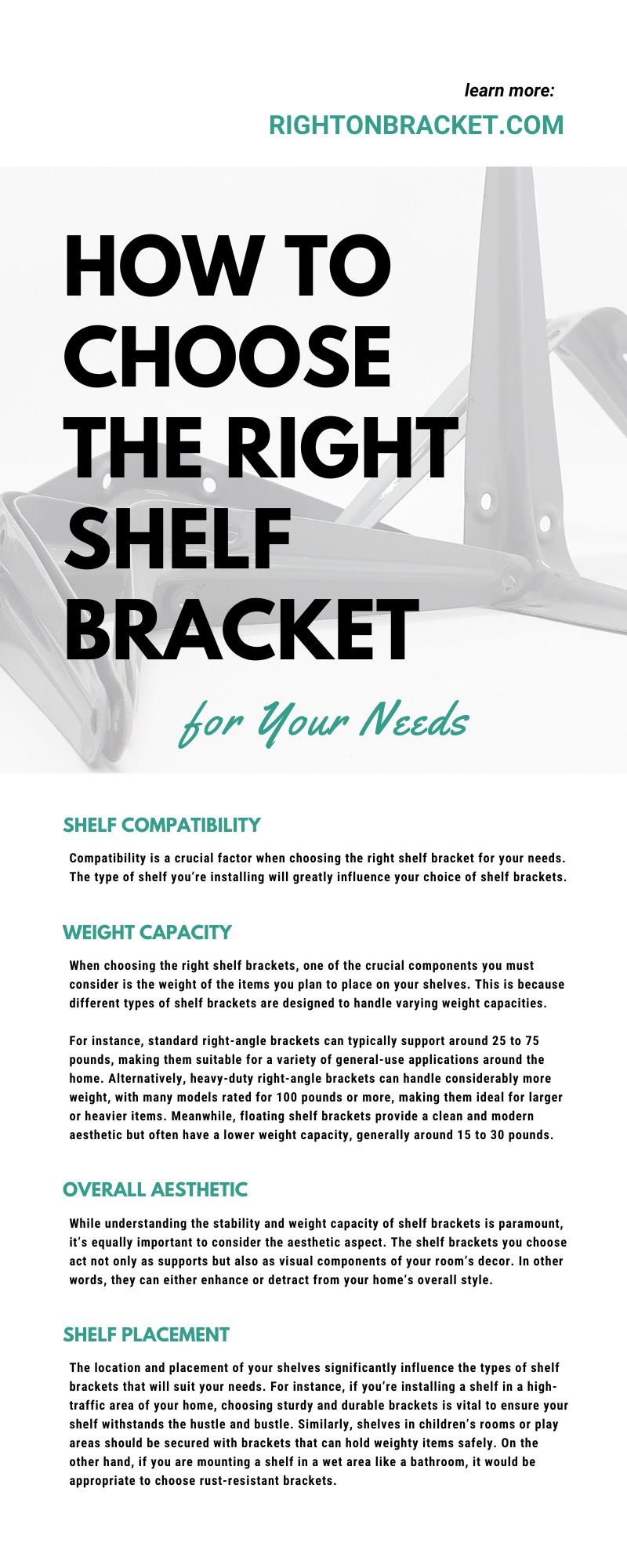 How To Choose the Right Shelf Bracket for Your Needs
