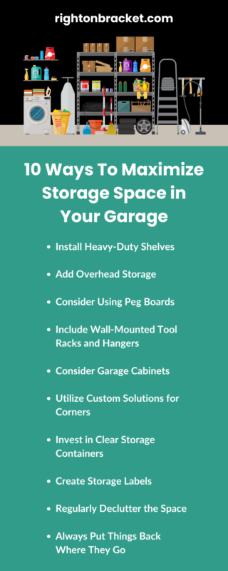 10 Ways To Maximize Storage Space in Your Garage