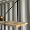 DIY Shipping Container Shelves