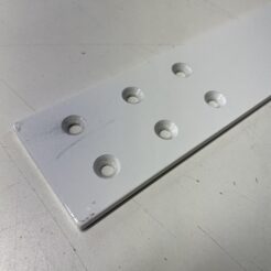 White Countertop Overhang Bracket