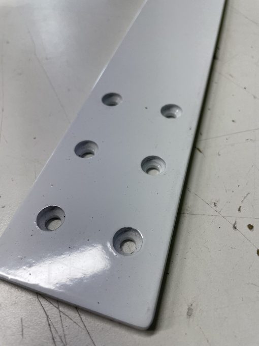 White Countertop Support Bracket