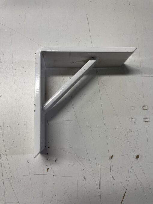 White Reinforced Shelf Bracket