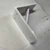 White Reinforced Shelf Bracket