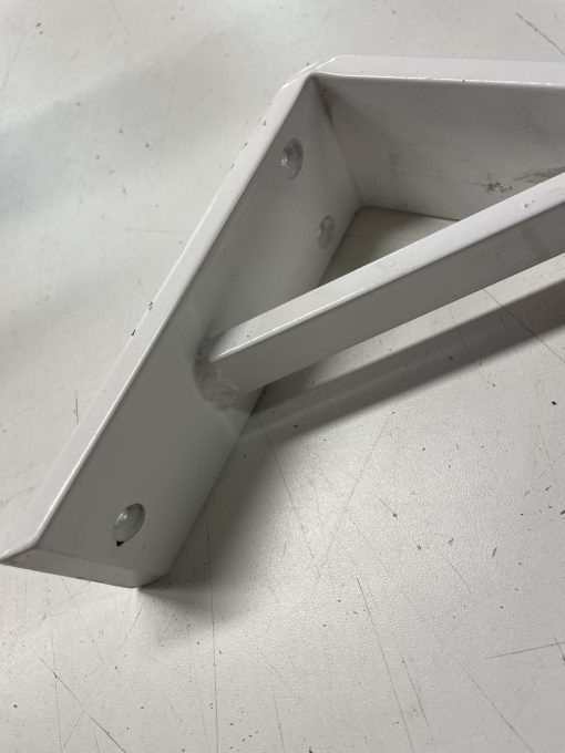 White Reinforced Shelf Bracket