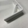 White Reinforced Shelf Bracket