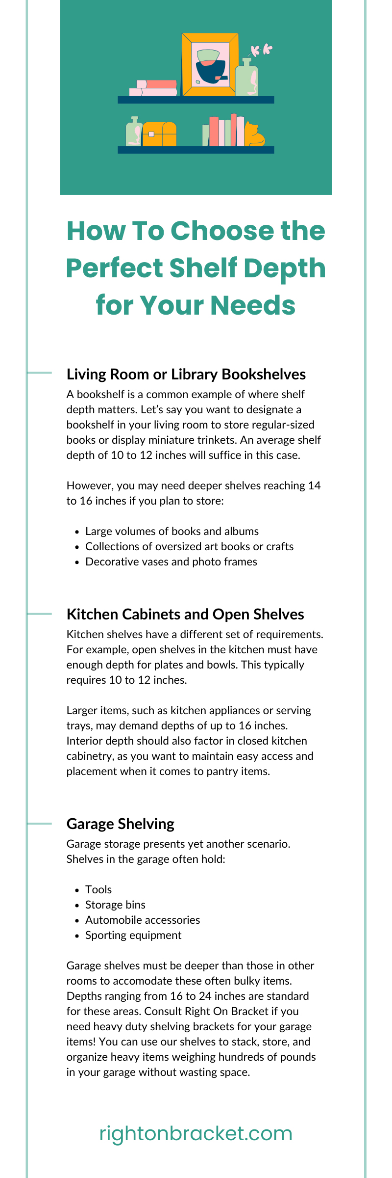 How To Choose the Perfect Shelf Depth for Your Needs